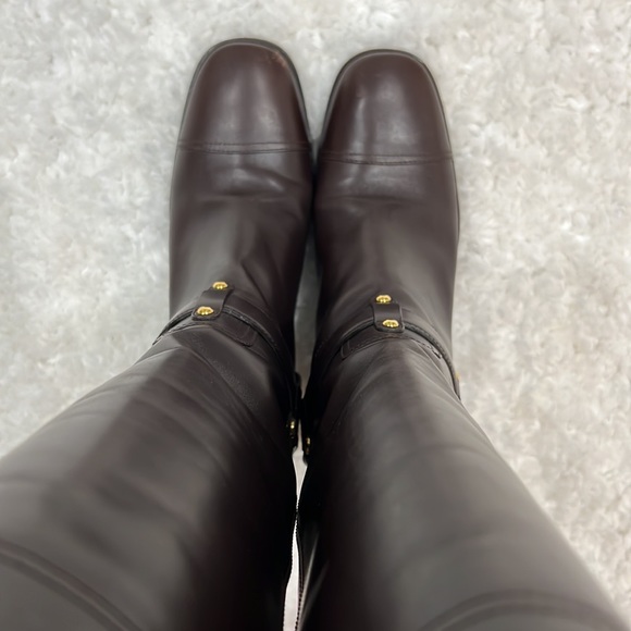 YSL SAINT LAURENT Knee High Boots Sz 40 - Picture 7 of 7